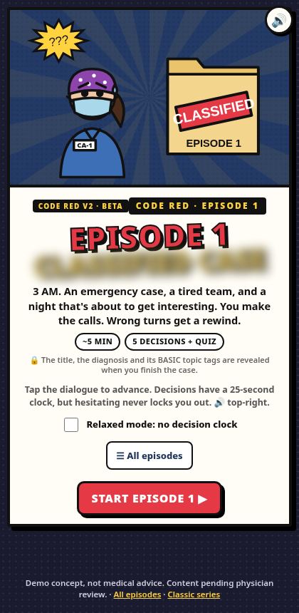 Episode 1 title screen